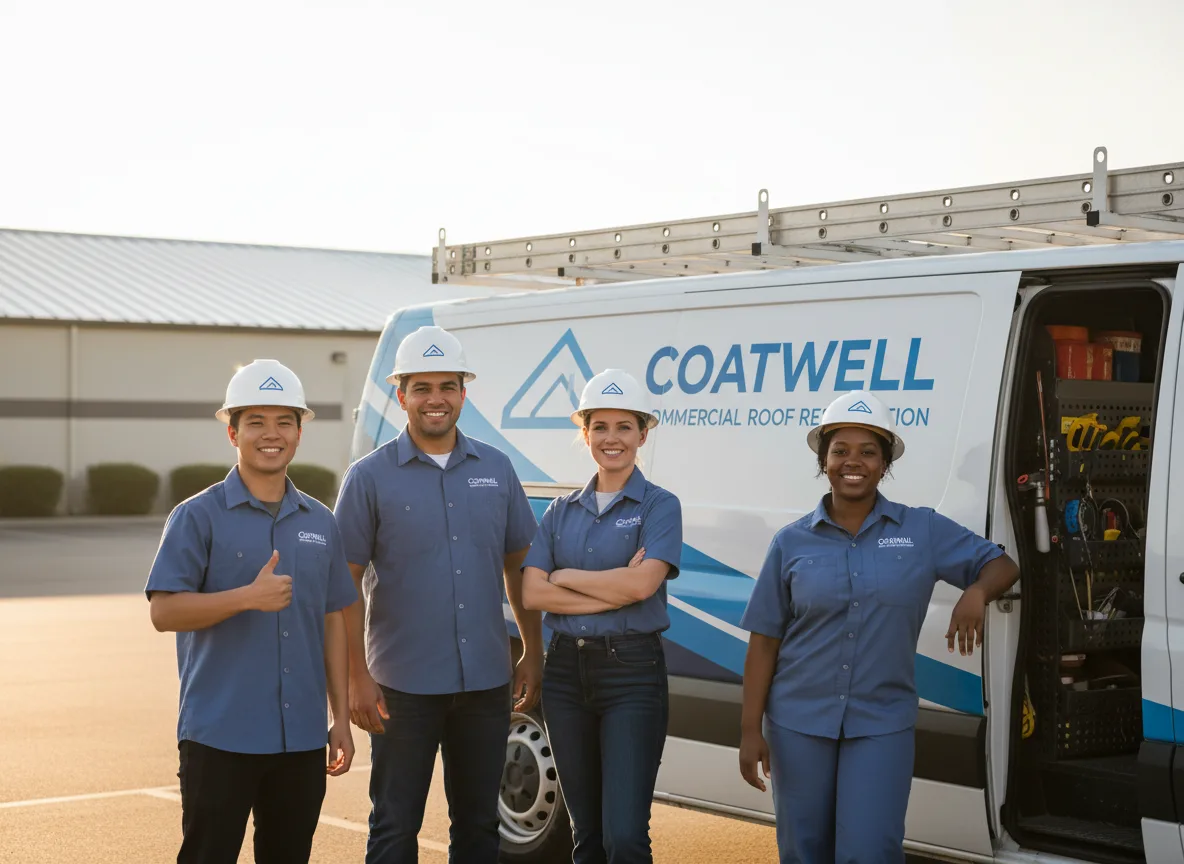 Commercial roof coating company in Garland, PA